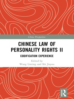 cover image of Chinese Law of Personality Rights II